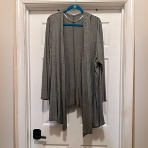 Grey Wrap Cardigan